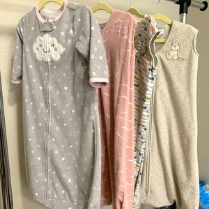 Sleepsacks for baby, set of 4 size M/L